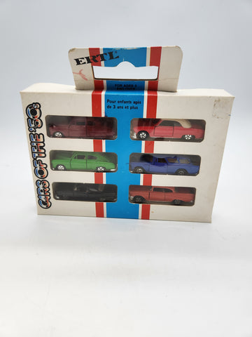 Ertl Cars of the 50's in Original Box #8-1737 Rare 6 piece set.