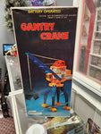 Gantry Crane Tin & Plastic with original box.
