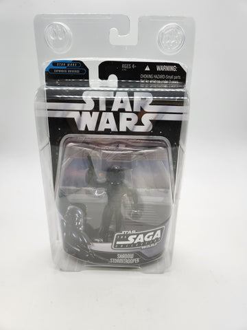 Hasbro Star Wars The Saga Collection Shadow Stormtrooper SW Shop Exclusive.