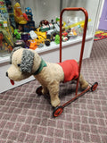 Dog Wheels Ride Along Walker  Merry Thought Ironbridge Shrops. MADE IN ENGLAND, 1935.