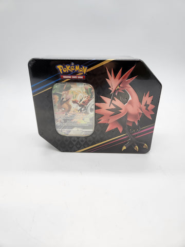 Pokémon Trading Card Games: SAS12.5 Crown Zenith Galarian Zapdos Tin.