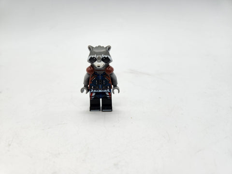LEGO Rocket Raccoon Minifigure Dark Blue Outfit sh384 Guardians of the Galaxy.