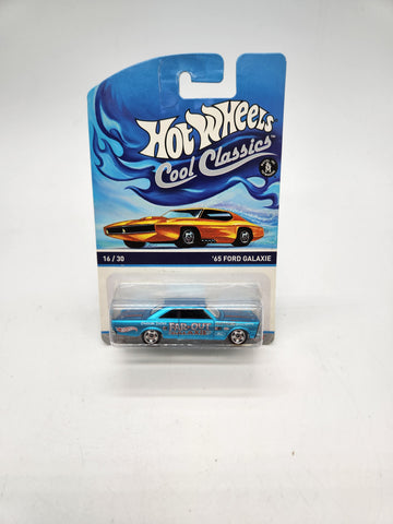 Hot Wheels Cool Classics Diecast '65 Ford GALAXIE spectrafrost BLUE 16/30 BDR37.