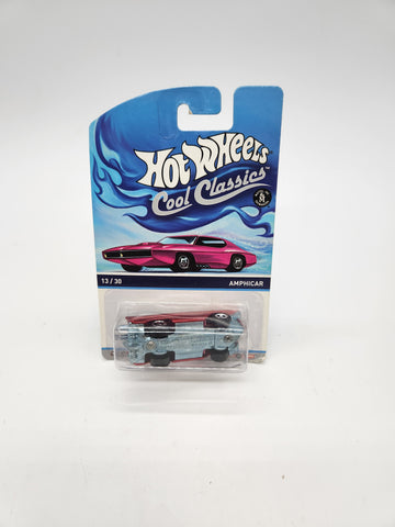 Hot Wheels Amphicar Cool Classics Series Pink Card #BDR34 New NRFP Red 1:6.