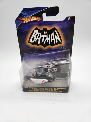 2007 Hot Wheels Batman 1966 TV Series Batcycle.