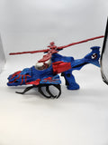 Spider-man Web Copter Helicopter Vintage 1998 Red Marvel Toy Biz.