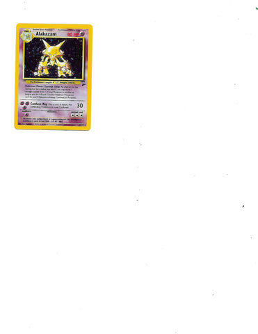 Alakazam 1/102 Holo Rare Base Set 1999 Pokemon Card