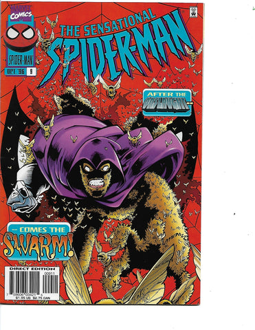 Marvel Comics The Sensational Spider-Man #9 Direct Edition The Swarm.