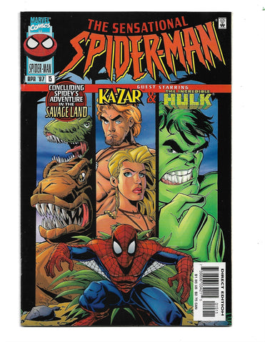 The Sensational Spider-Man #15 April 1997 Marvel Spiderman.
