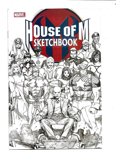 House of M Sketchbook VF/NNM June 2005 Marvel Comics.