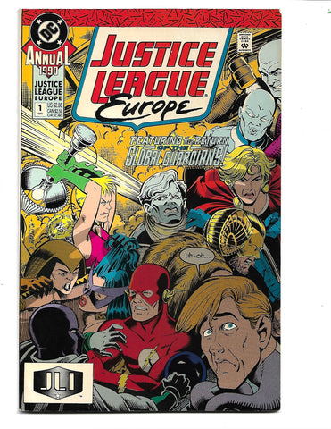 Justice League Europe Annual #1 1990 DC Comics.