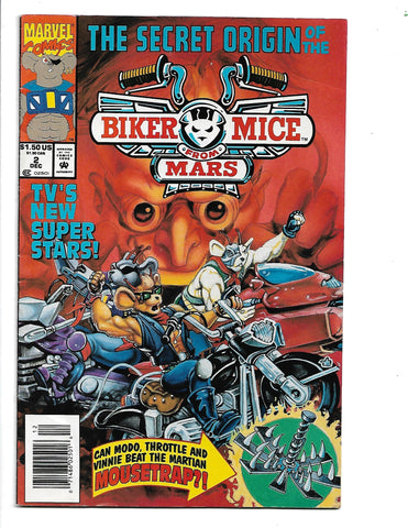 The Secret Origin of The Biker Mice from Mars #2  1993 Marvel Comics.