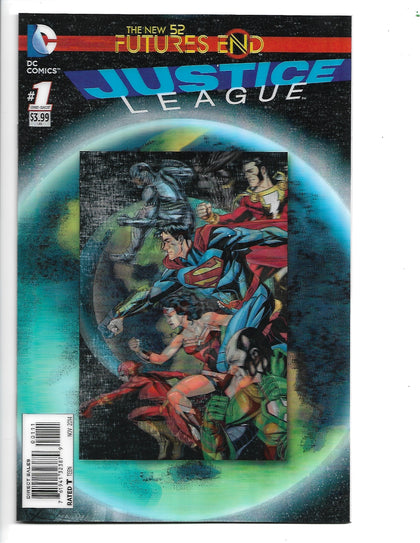 Justice League Future's End #1 2014 3D Lenticular.