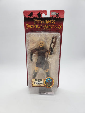 Lord of the Rings Two Towers Isengard Orc w/axe Figure 2004 Toy Biz.