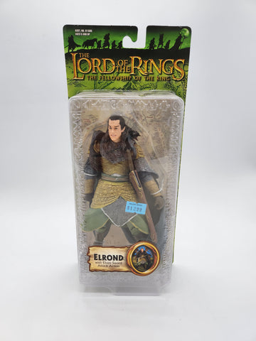 Lord of the Rings Elron with Elven Sword Attack Action Fellowship of the Rings 2003.