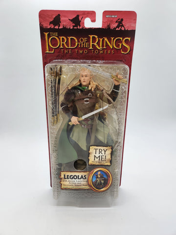 Lord of the Rings Legolas w/ Arrow Figure The Two Towers Toy Biz 2002.