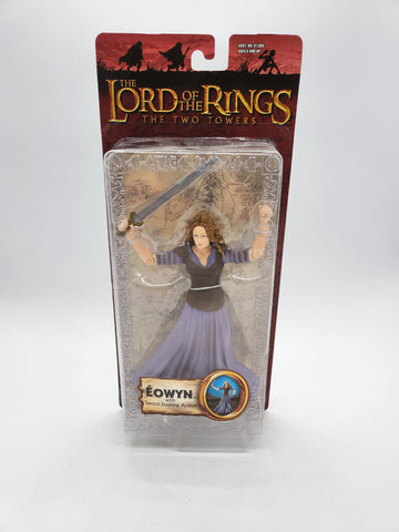 The Lord of the Rings Two Towers Eowyn with Sword Slashing Action Figure.