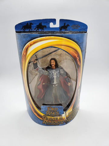 Toy Biz Action Figure Aragorn 2003 Lord Of The Rings with Slashing Action.