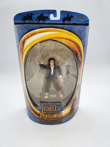 Lord of the Rings Return of the King - Prologue Hobbit Bilbo Baggins Toybiz 2003.