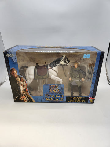 Legolas with Horse Deluxe Horse Rider Set LORD OF THE RINGS.
