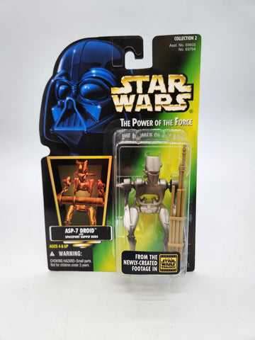 Star Wars Power of the Force ASP-7 Droid Action Figure 1996.