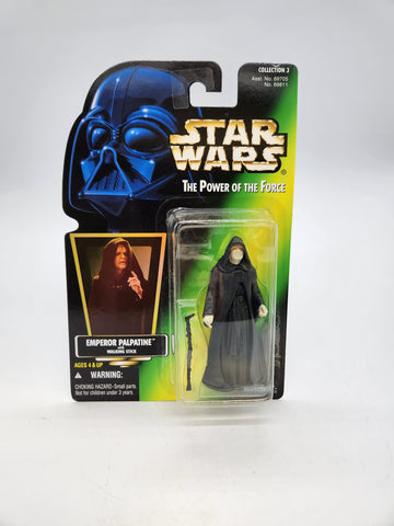 Star Wars Power of the Force Emperor Palpatine 3.75" Action Figure 1996 Kenner.