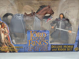 Lord of the Rings ROTK Aragorn with Brego Deluxe Horse & Rider Set ToyBiz.