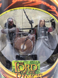 Lord of the Rings Boromir & Lurtz Action Figures Set 2001 ToyBiz.