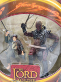 Lord of the Rings Two Towers Pippin & Ugluk Action Figures Toy Biz 2002.