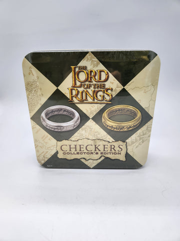 Lord of the Rings Checkers LOTR Collectors Edition Tin.