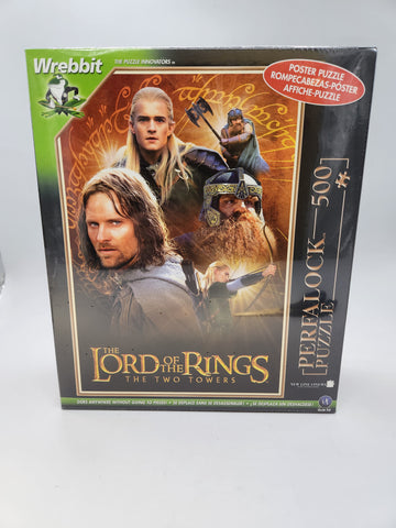 Lord Of The Rings Two Towers 500 Piece Puzzle Perfalock Wrebbit 2002.