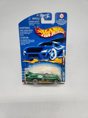 Hot Wheels Double Vision (2002) Masters of Universe He-Man Man At Arms Green Car.