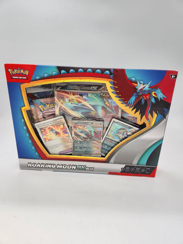 Pokemon TCG Roaring Moon ex Box Factory Sealed Display with 4 Booster Packs.