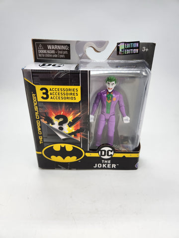 New DC Comics The Joker Action Figure with 3 Accessories 1st Edition.