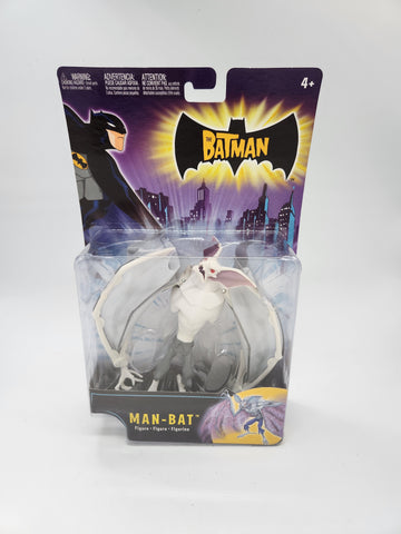 The Batman Animated Man-Bat Figure Mattel DC WB Kids Wings Grey.
