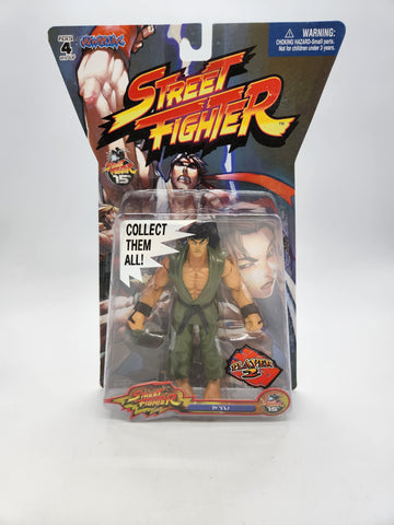 Street Fighter Ryu Player 2 Action Figure Capcom Jazwares 2004.