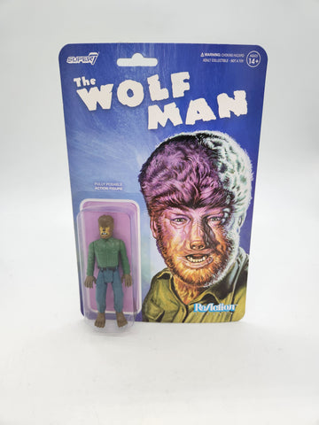 The Wolf Man Wolfman Universal Studios Monsters Super 7 ReAction Action Figure.