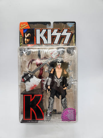 KISS Gene Simmons Ultra Action Figure McFarlane Toys 7”, 1997.