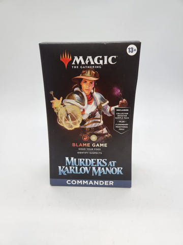 Magic: The Gathering Murders at Karlov Manor Commander Deck - Blame Game.