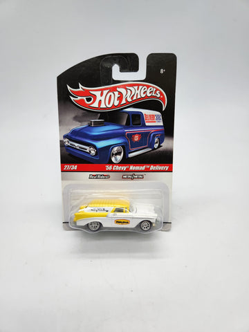 2009 Hot Wheels Slick Rides 56 Chevy Nomad Delivery Milodon 27/34 AA R3741.