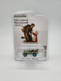 Greenlight Norman Rockwell 1945 Willys MB Jeep GREEN MACHINE 1:64 Diecast.