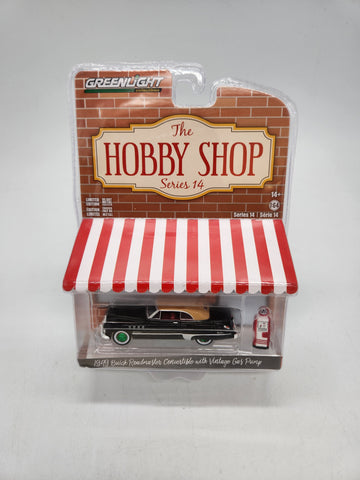 Greenlight Hobby Shop 1949 Buick Roadmaster Convertible with gas pump CHASE.