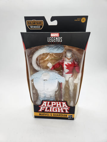 Marvel Legends Alpha Flight GUARDIAN 6” Figure Wendigo Build a Figure BAF Hasbro.