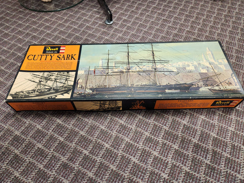Vintage Revell Cutty Sark H-394 Boat Model Kit-Complete, Never Assembled
