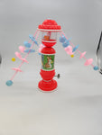 Vintage Hibiki Japan Celluloid Wind Up Spinning Musical Merry Go Round Toy 13".
