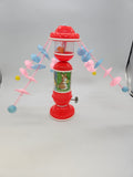 Vintage Hibiki Japan Celluloid Wind Up Spinning Musical Merry Go Round Toy 13".