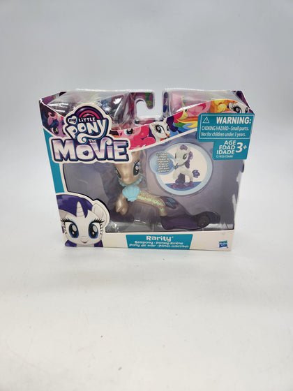 NIP My Little Pony The Movie Rarity Seapony Figure Mystery Treasure Locket MLP.