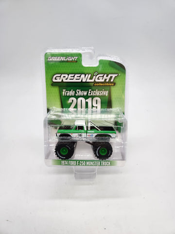 Greenlight 1974 Ford F-250 Monster Truck Trade Show Exclusive 2019 Diecast 1:64.