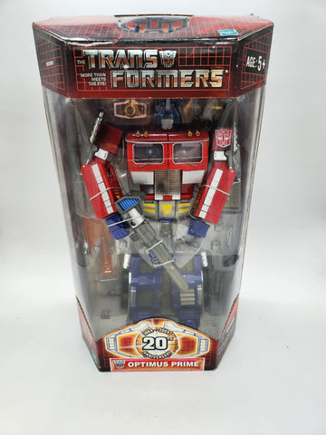 New Sealed Transformers Optimus Prime 2003 Hasbro Misb Mib 15” 20th Anniversary.