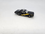 Matchbox Dodge Monaco Police Car - Black - 1/64.